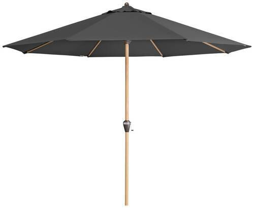 SONNENSCHIRM 350 cm Anthrazit  - Eschefarben/Anthrazit, Design, Textil/Metall (350/350cm) - Doppler