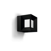 AUßENWANDLEUCHTE 13/13/13 cm   - Schwarz, Design, Kunststoff/Metall (13/13/13cm) - Philips
