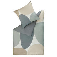 WENDEBETTWÄSCHE SW-Pebble grau Renforcé 140/200 cm  - Beige/Creme, Basics, Textil (140/200cm) - Schöner Wohnen