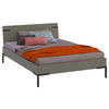 BETT 140/200 cm  in Grau, Grün  - Schwarz/Grau, Design, Metall (140/200cm) - Xora