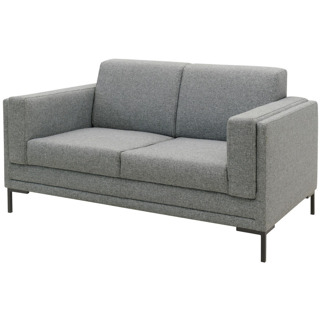 Thumbnail - Looks by W.Joop 2-Sitzer-Sofa Looks Vii, Grau, Textil, Uni, 155x82x90 cm, Made in EU, FSC Mix, Stoffauswahl, Rücken echt...