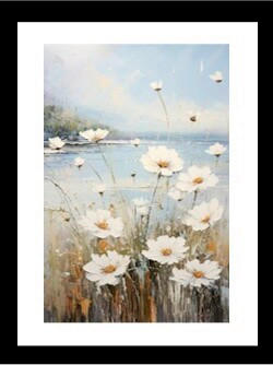 Euroart Bild Floral Landscape II Mehrfarbig 30x40x1.5 cm