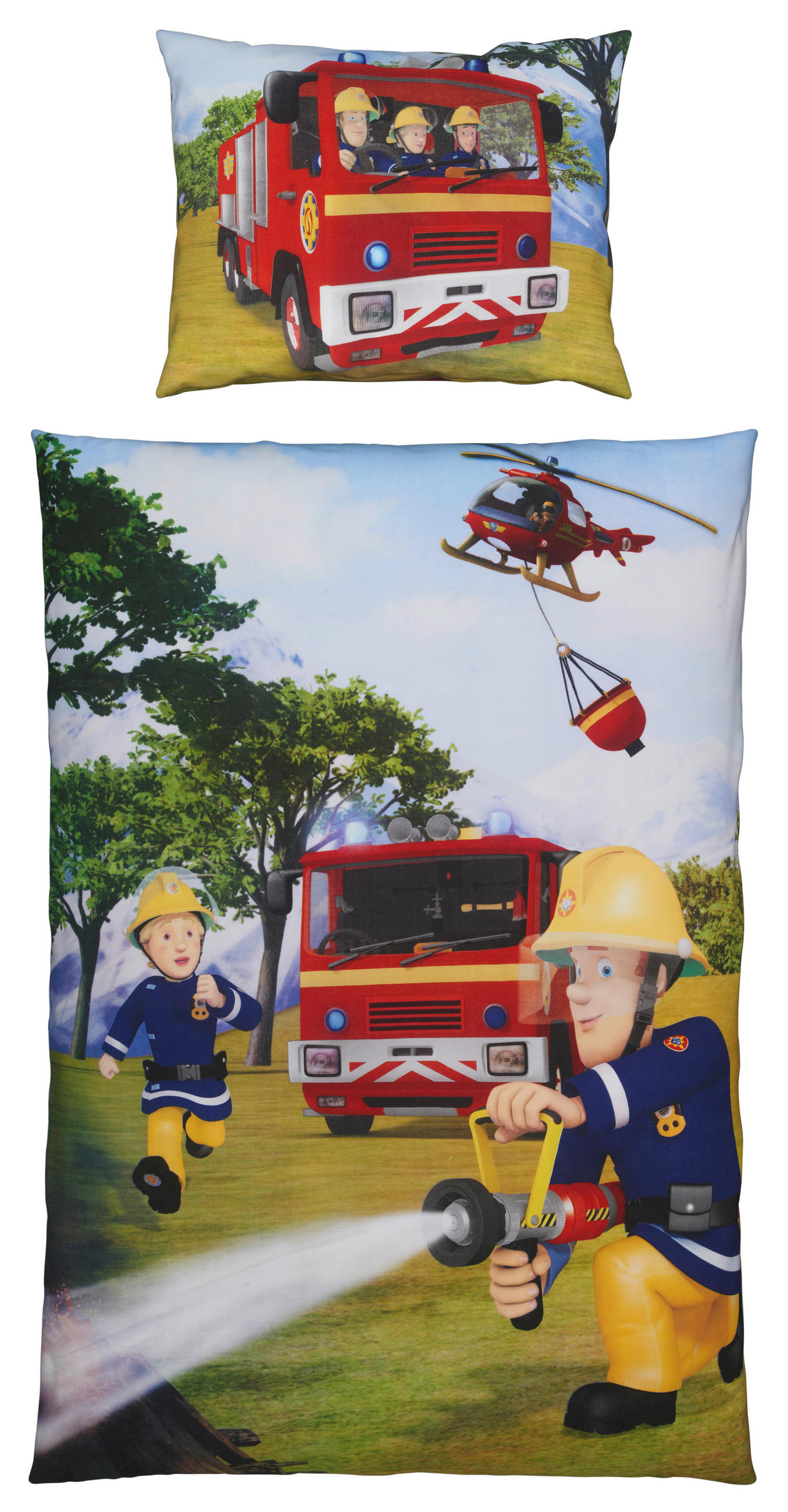 DĚTSKÉ POVLEČENÍ POŽÁRNÍK SAM 140/200 cm
