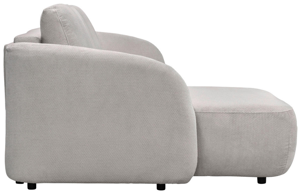 ECKSOFA PORTO Beige  - Beige/Schwarz, Design, Textil (154/270cm) - MID.YOU