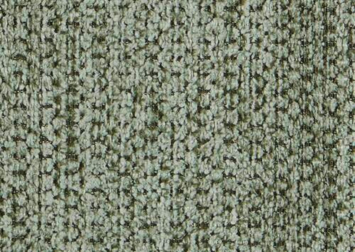 ECKSOFA in Webstoff Grün  319/260 cm  - Chromfarben/Grün, Design, Textil/Metall (319/260cm) - Beldomo Style