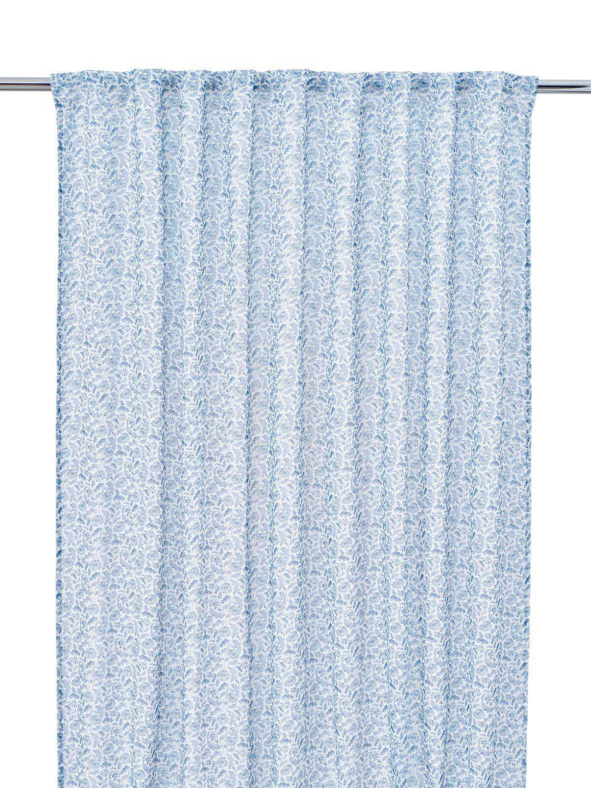 FERTIGVORHANG halbtransparent  - Blau, Design, Textil (140/280cm) - Svanefors