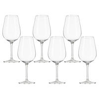 GLÄSERSET Tivoli 6-teilig  - Klar, Basics, Glas (9/23cm) - Leonardo