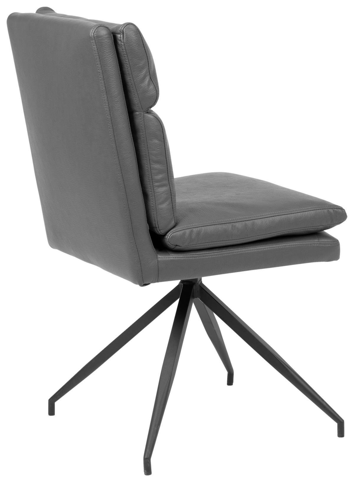 STOLICA  siva       - siva/crna, Lajfstajl, drvo/metal (45/83/49cm) - Livetastic