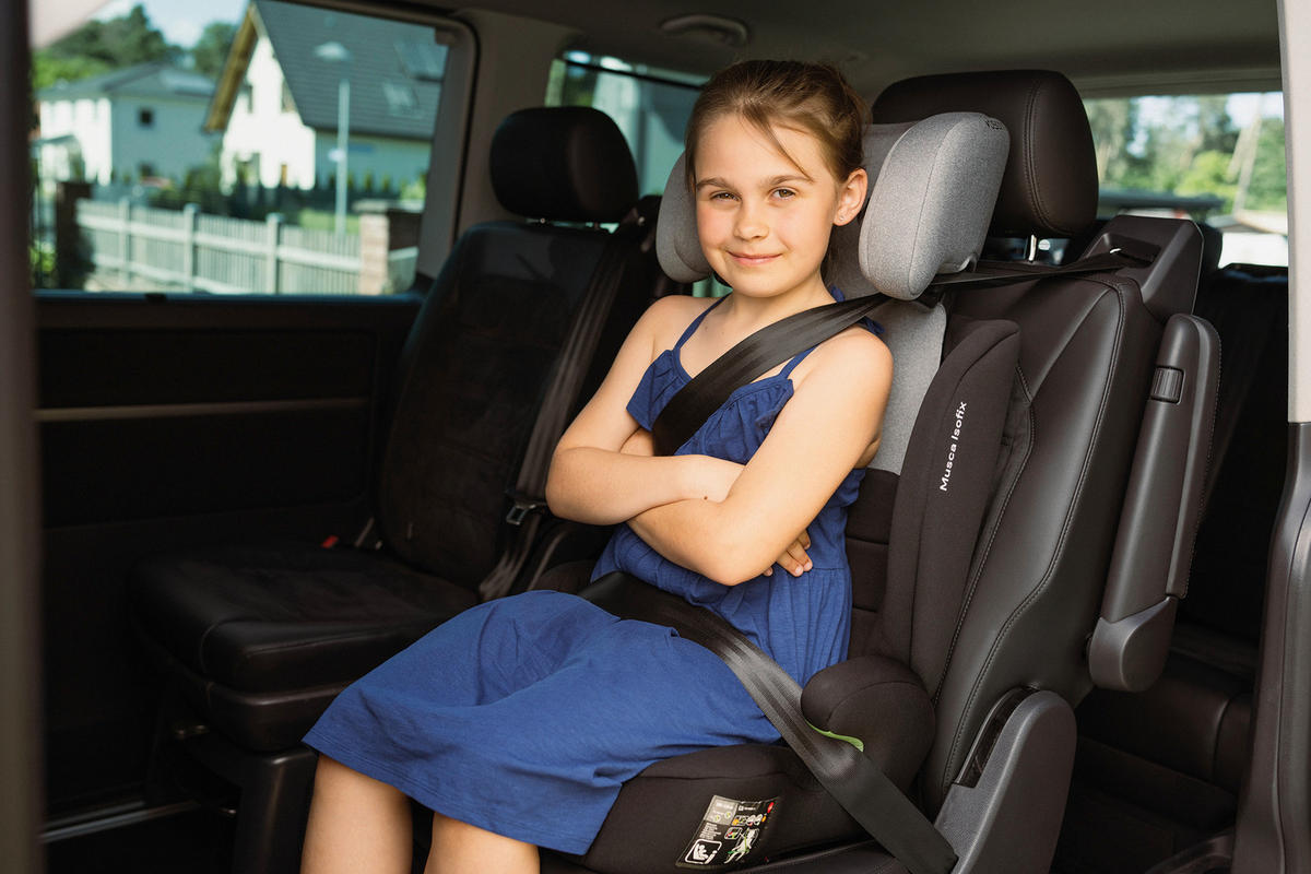 DĚTSKÁ AUTOSEDAČKA - černá, Basics, textil/plast (44/55/43cm) - Osann