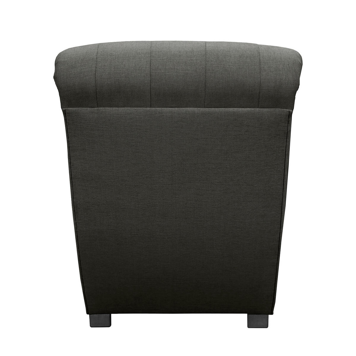RELAXLIEGE Mikrofaser Anthrazit  - Anthrazit/Schwarz, Design, Kunststoff/Textil (67/90/159cm) - P & B