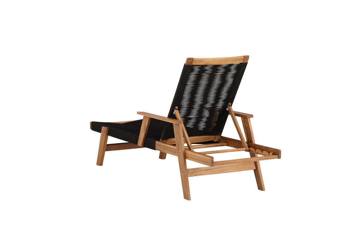 SOLSÄNG   73/35/200 cm  - svart/akaciefärgad, Klassisk, trä (73/35/200cm) - Gardenson