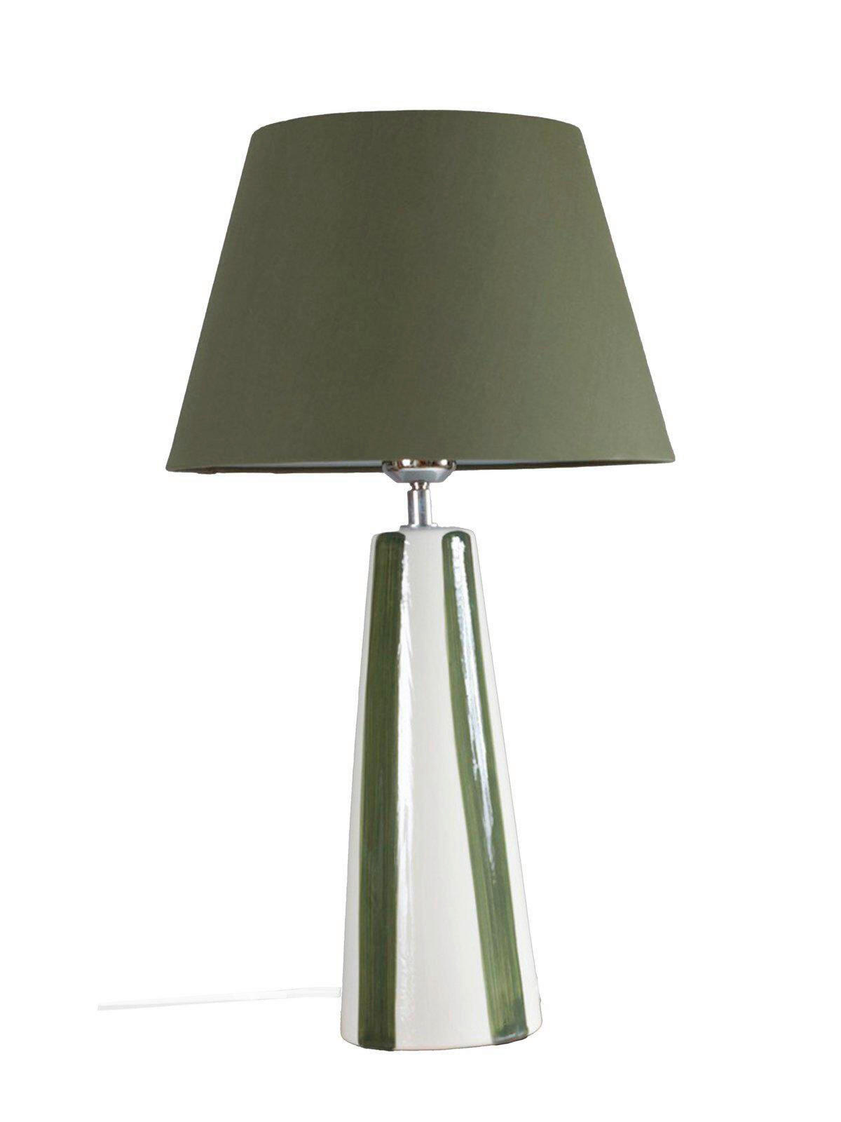 TISCHLEUCHTE 30/54 cm   - Dunkelgrün, LIFESTYLE, Keramik (30/54cm)
