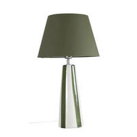 TISCHLEUCHTE 30/54 cm   - Dunkelgrün, LIFESTYLE, Keramik (30/54cm)