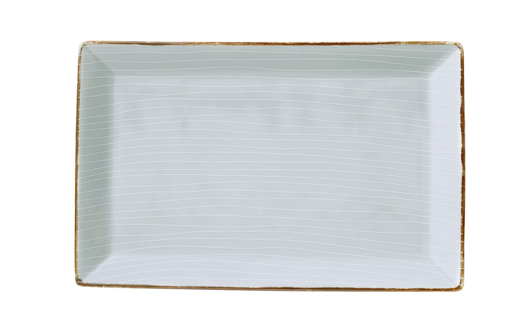 SERVIERPLATTE   23/36 cm   - Grau, Design, Keramik (23/36cm) - Landscape