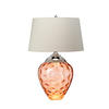BORDSLAMPA Elstead Samara 45.7/71,5 cm   - orange/nickelfärgad, Klassisk, metall/glas (45.7/71,5cm) - Elstead Lighting