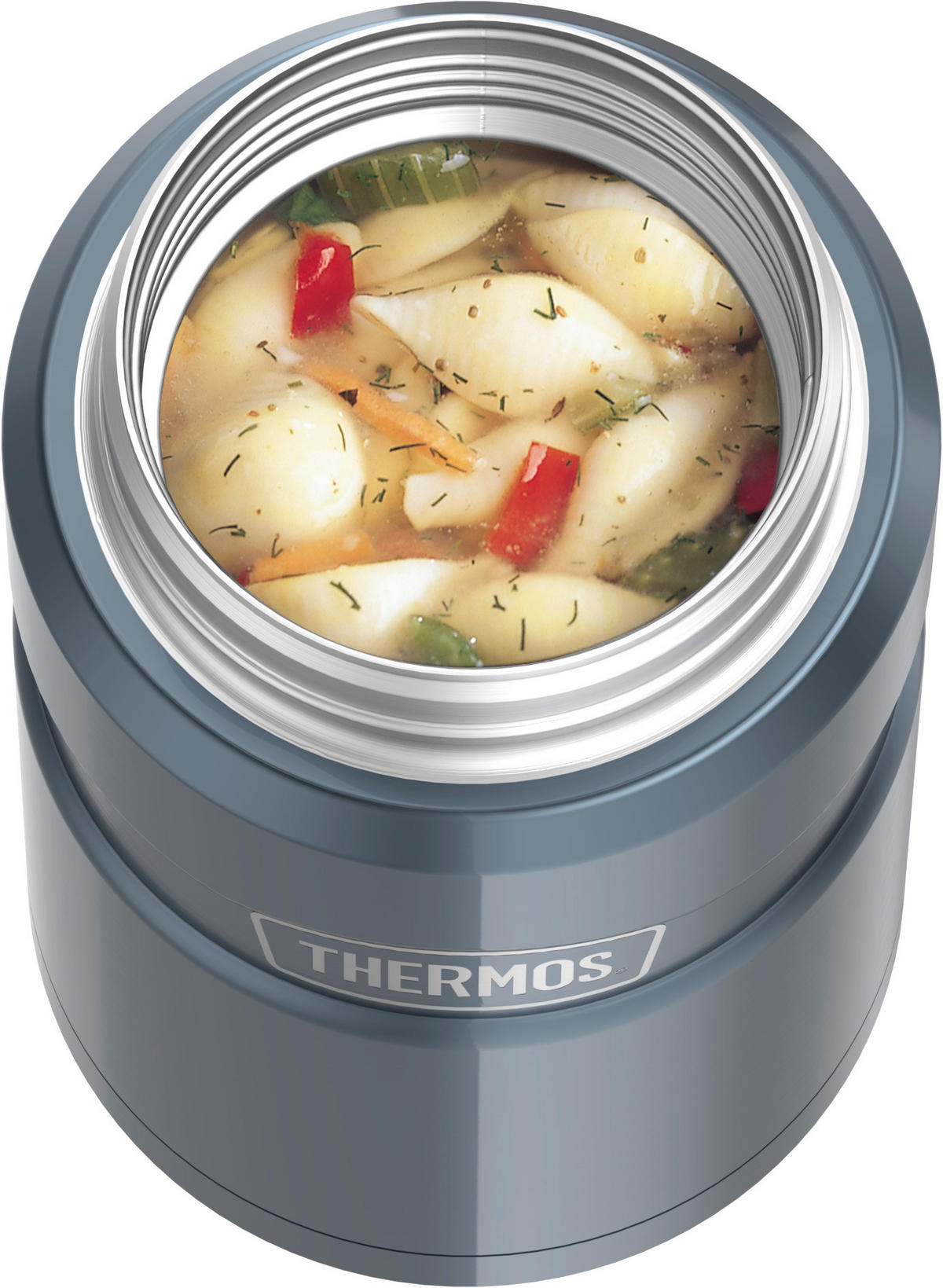 ISOLIERSPEISEGEFÄSS Stainless King 0,71 L  - Dunkelgrau, Metall (0,71l) - Thermos