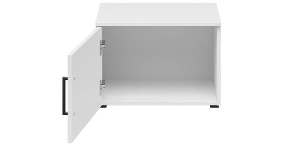 AUFSATZSCHRANK 50/35/40 cm - Schwarz/Weiß, MODERN, Holzwerkstoff/Kunststoff (50/35/40cm) - Carryhome