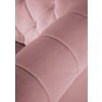 ECKSOFA Rosa Plüsch  - Dunkelbraun/Rosa, Design, Holz/Textil (260/160cm) - Carryhome