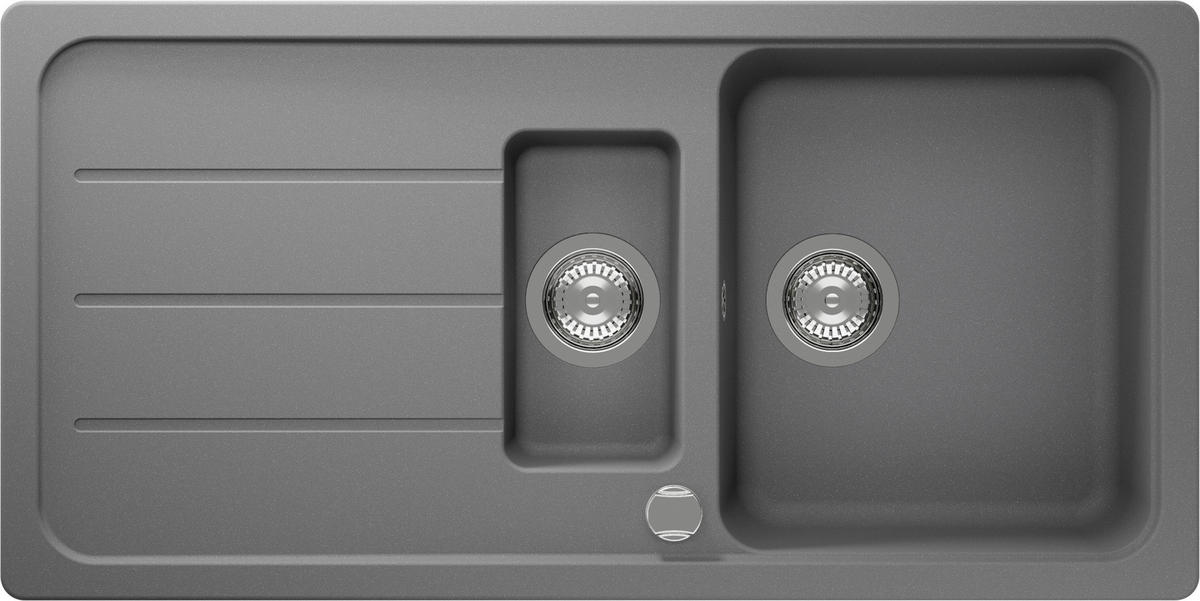 SPÜLE FOMD150LAGCR  - Hellgrau, Basics, Stein (100/29,7/50cm) - Schock