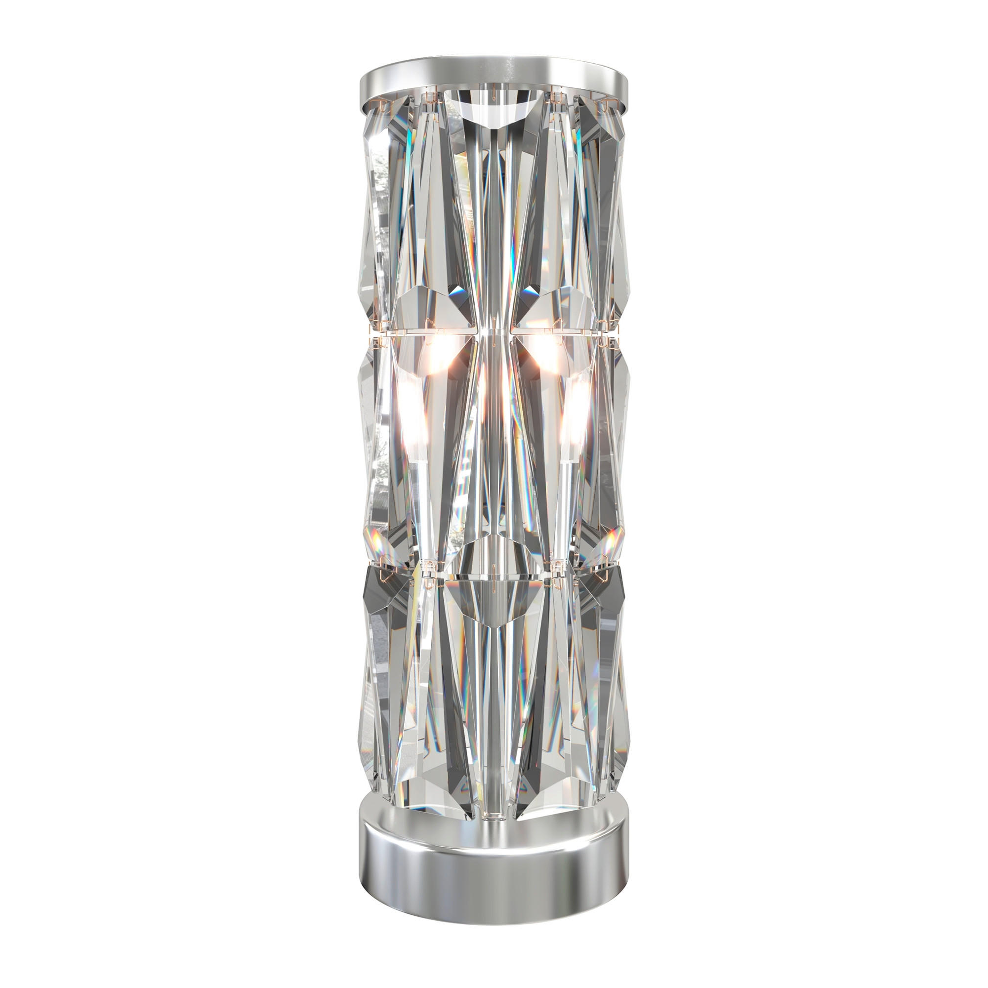 TISCHLEUCHTE Modern 20/58/20 cm   - Chromfarben, Trend, Metall (20/58/20cm) - MAYTONI