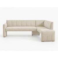 UGAONA KLUPA  boja peska   - boja hrasta/boja peska, Moderno, drvo/tekstil (245/159cm) - Livetastic