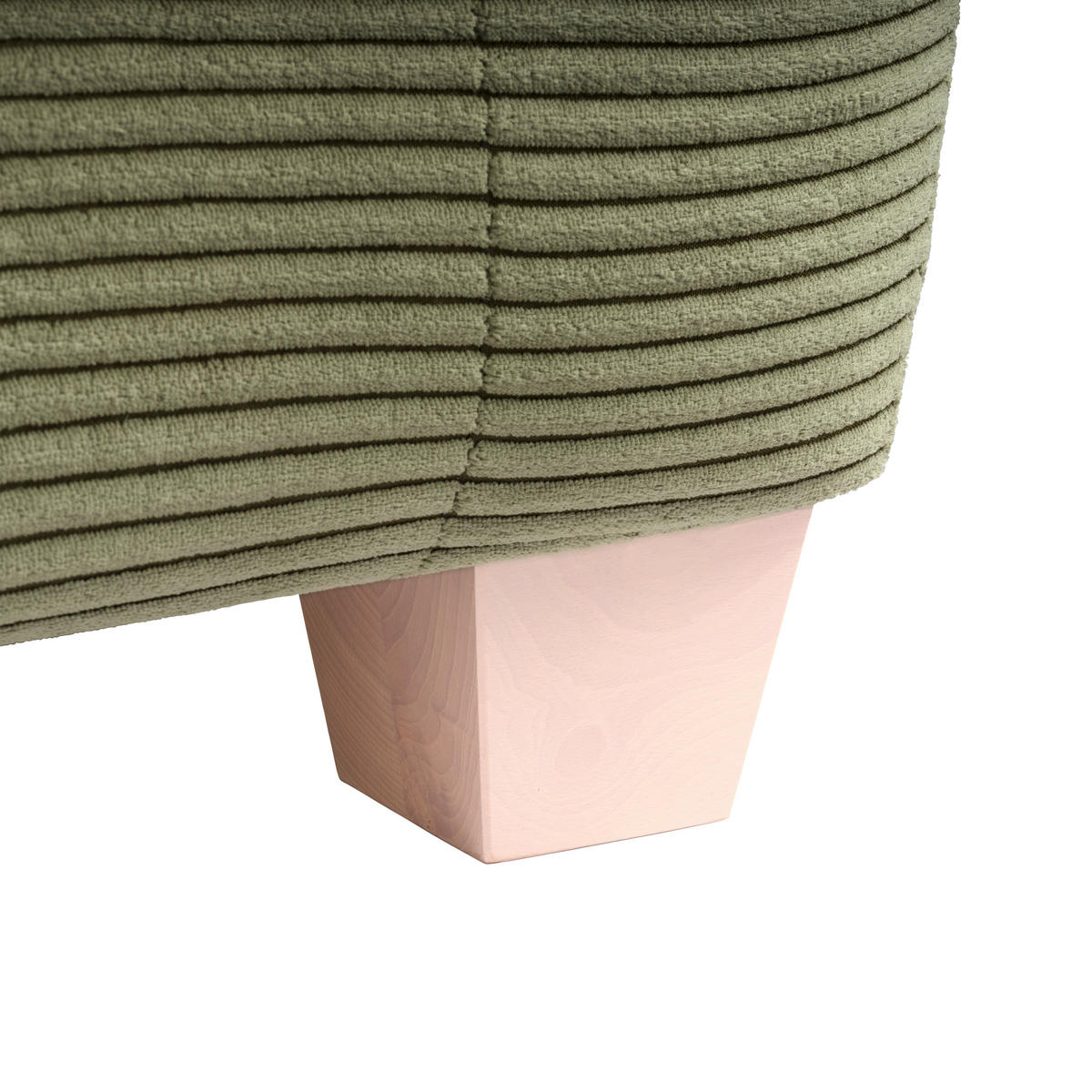 3-SITS SOFFA i manchester grön  - grön/naturfärgad, trä/textil (216/70-85/95cm) - MID.YOU