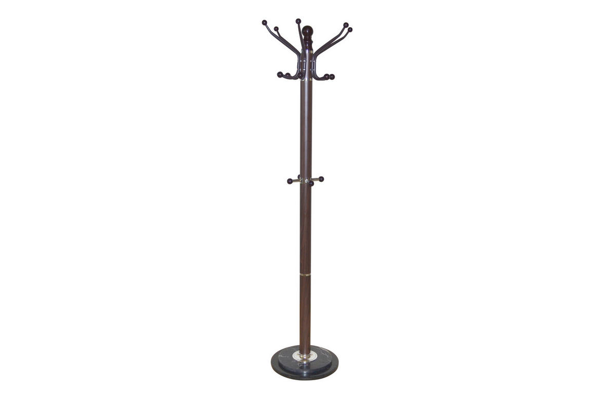 KLEIDERSTÄNDER in Braun   - Braun, Design, Stein/Metall (47/47/176cm) - MID.YOU