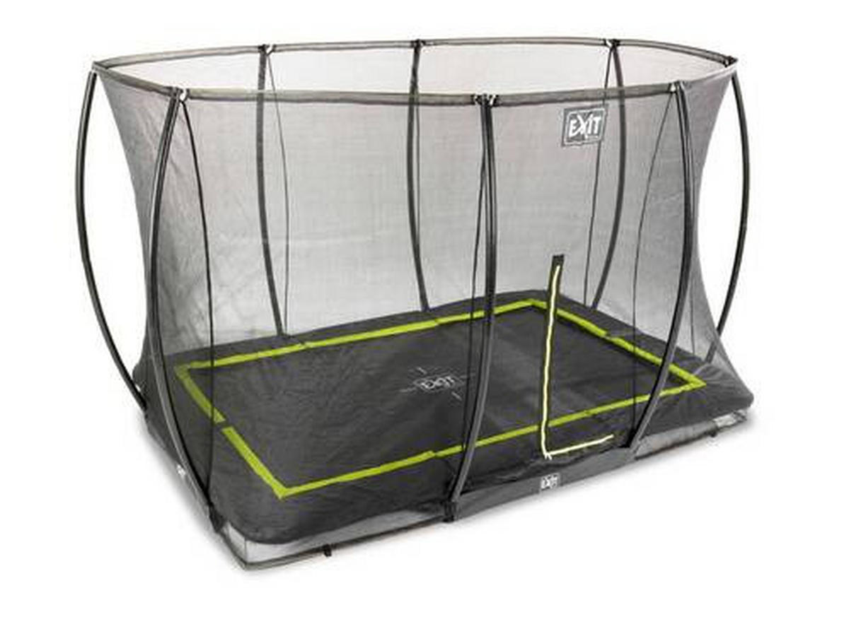 TRAMPOLIN EXIT GROUND 214X305  - Schwarz, KONVENTIONELL, Kunststoff/Metall (305/203/214cm) - EXIT Toys