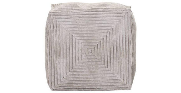 HOCKER Cord Creme  - Creme, KONVENTIONELL, Textil (65/45/65cm) - Carryhome