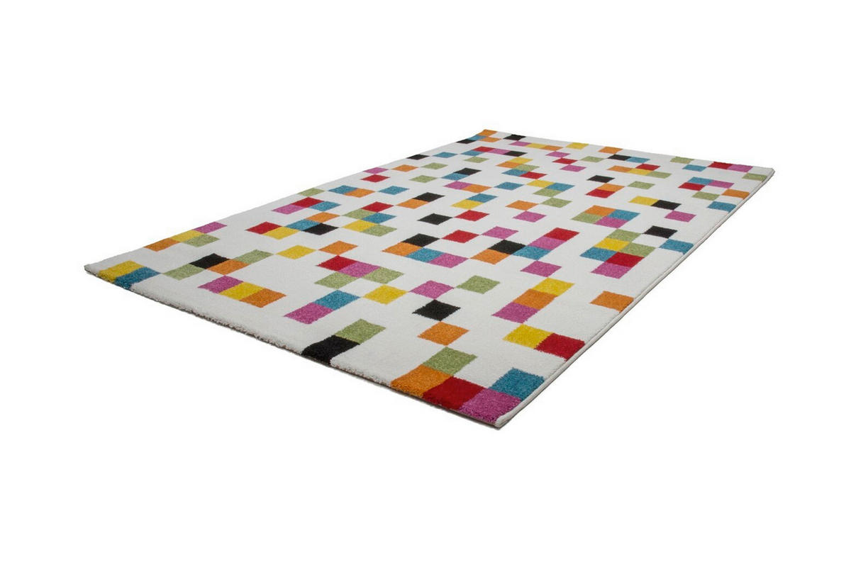 SÍKSZÖVÖTT SZŐNYEG   - többszínű, Basics, textil (120/170cm) - Kayoom