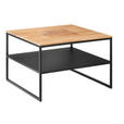 COUCHTISCH in Holz 65/65/41 cm  - Schwarz, Design, Holz/Metall (65/65/41cm) - Johann Jakob