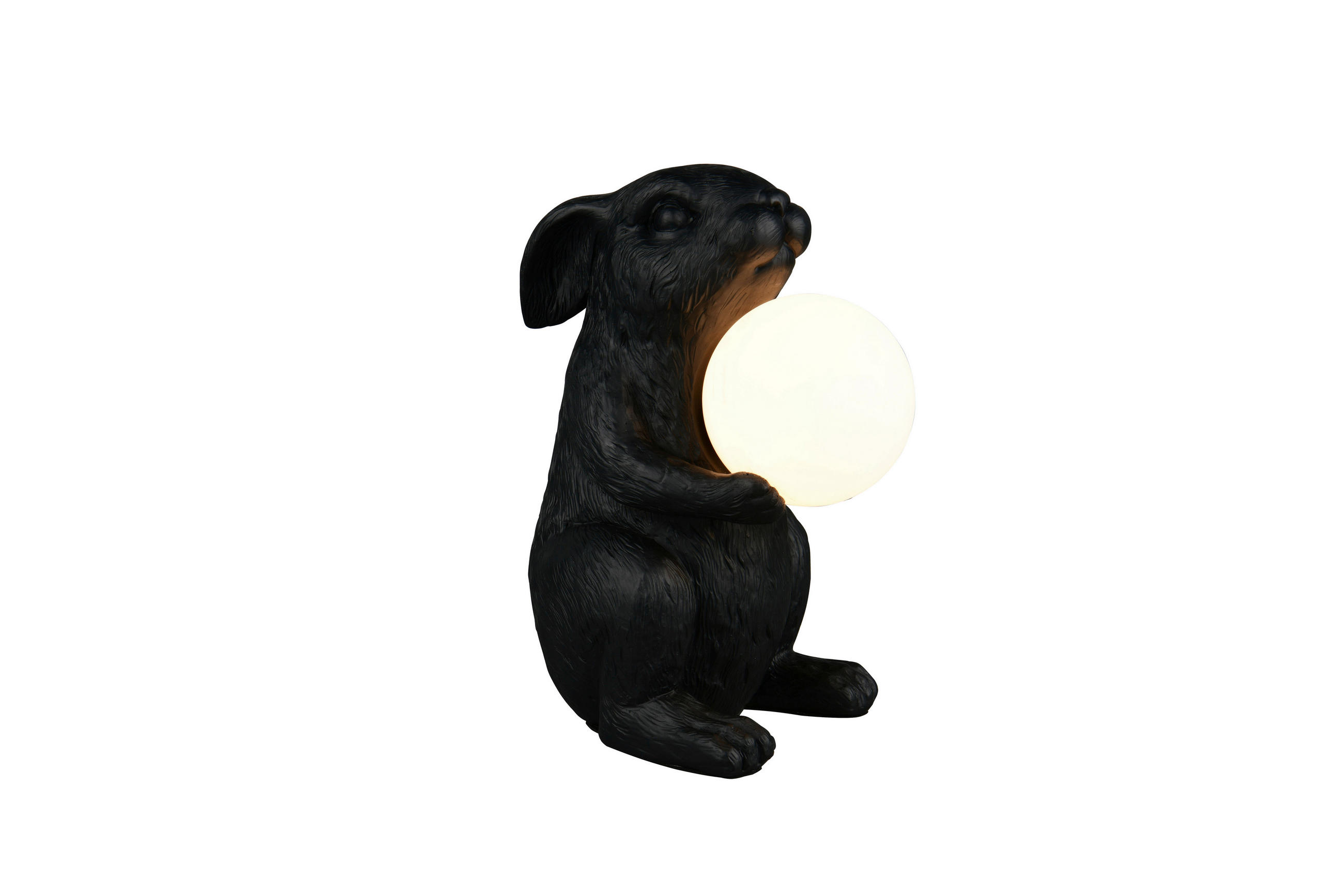 TISCHLEUCHTE Rabbit 21/16/28 cm   - Schwarz, LIFESTYLE, Kunststoff/Metall (21/16/28cm)