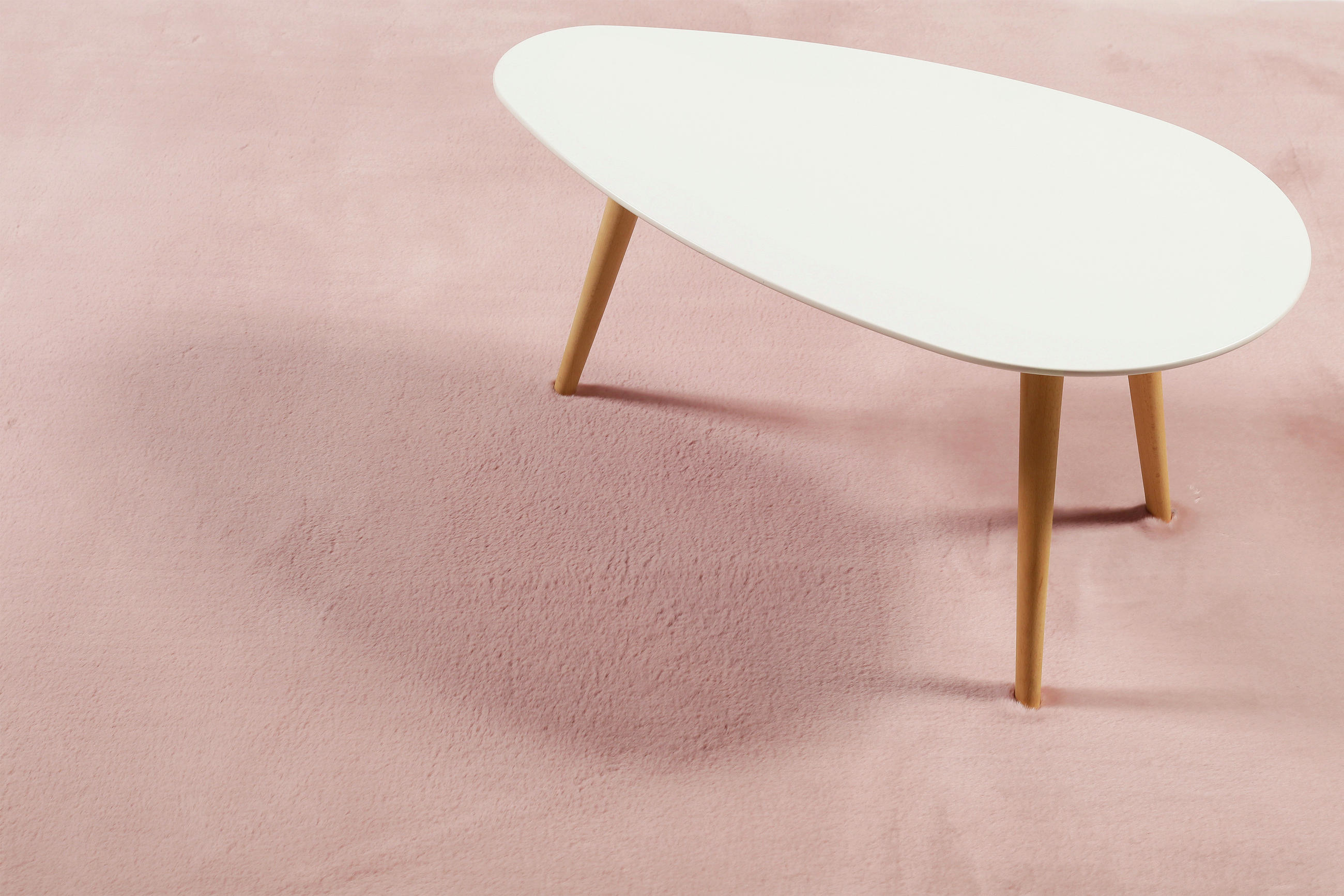 Thumbnail - Esprit Hochflorteppich Alice, Rosa, Textil, Uni, rechteckig, 70x140 cm, Textiles Vertrauen - Oeko-Tex®, Oeko-Tex® Standa...