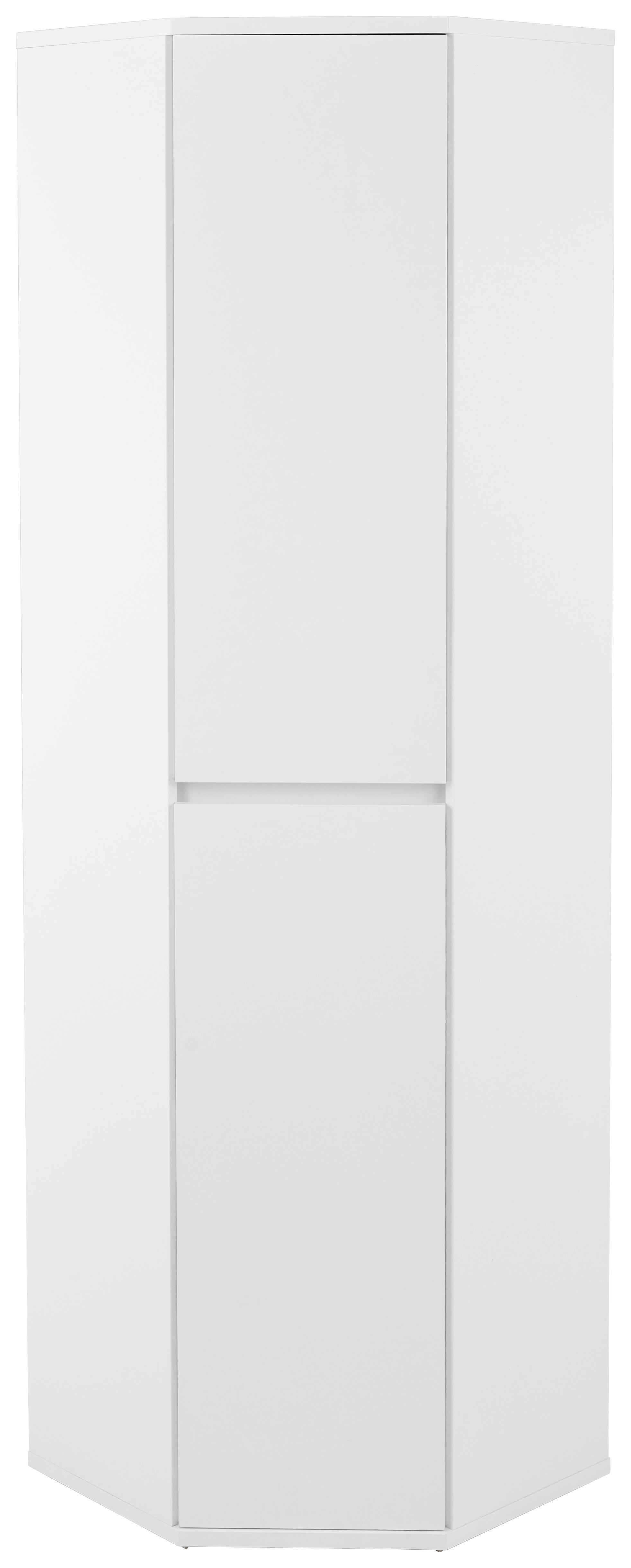 ECKSCHRANK Weiß  - Weiß, KONVENTIONELL, Holzwerkstoff (60/210/60cm) - Xora