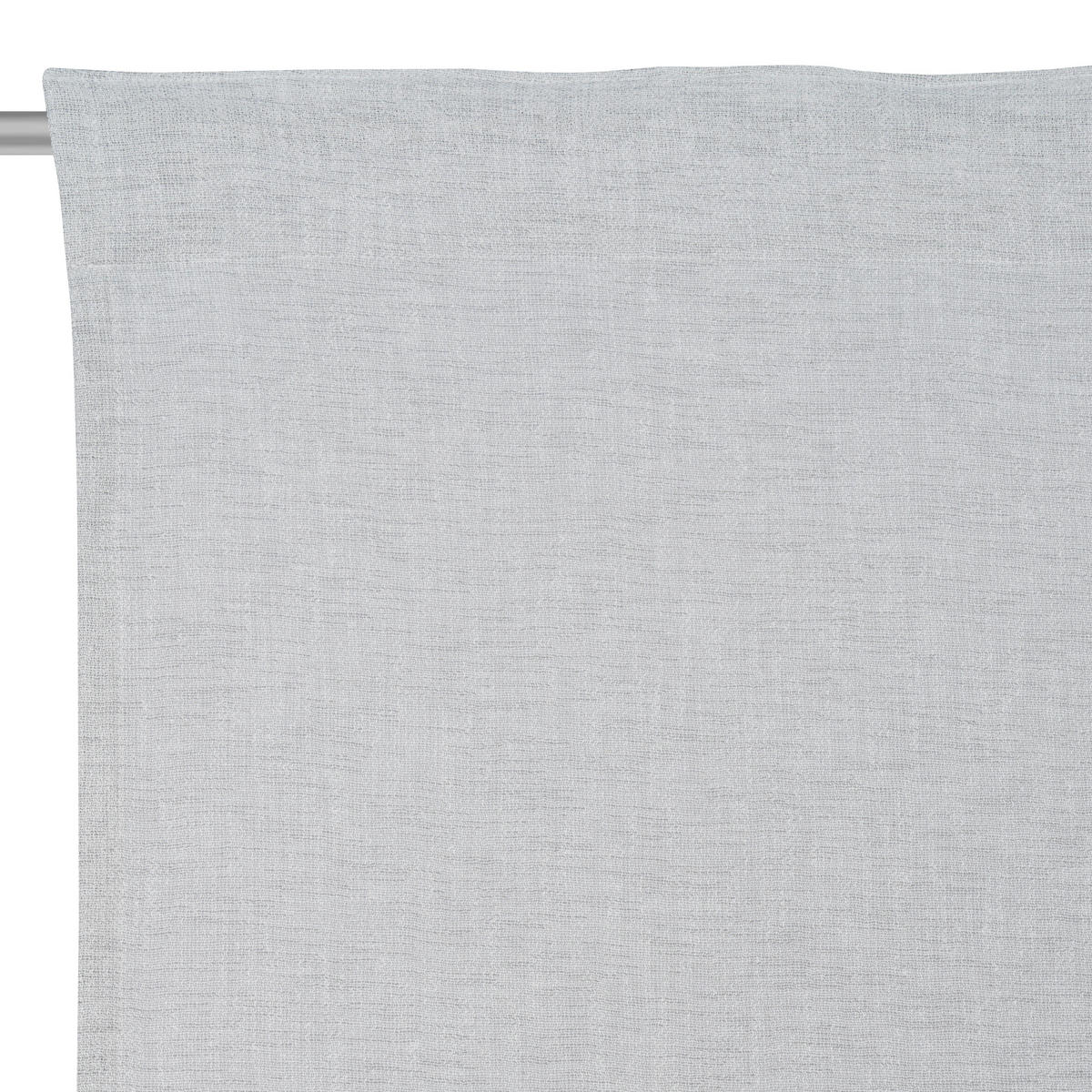 FERTIGVORHANG halbtransparent  - Grau, Natur, Textil (135/245cm) - Esposa