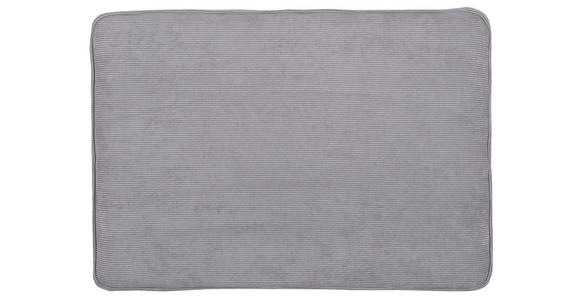HOCKER Cord Grau  - Buchefarben/Grau, Design, Holz/Textil (93/47/65cm) - Carryhome