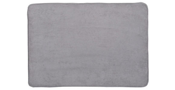 HOCKER Cord Grau - Buchefarben/Grau, Design, Holz/Textil (93/47/65cm) - Carryhome