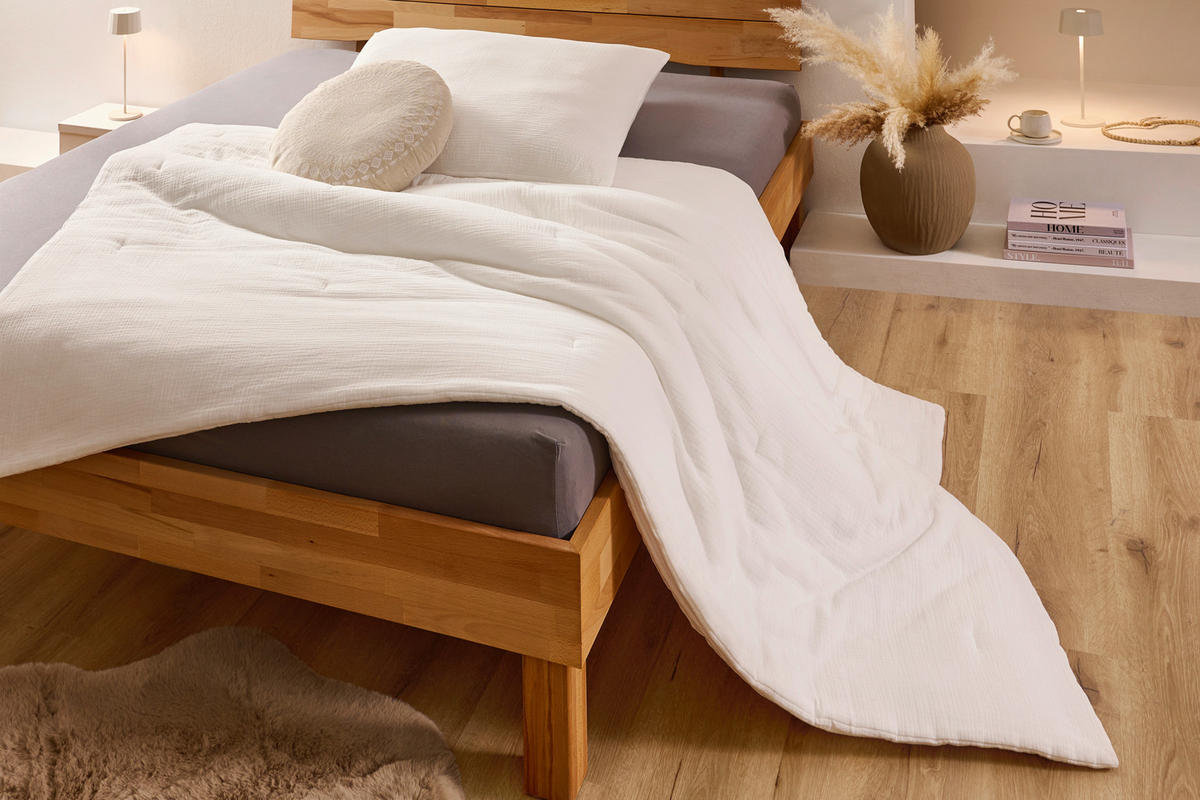 BETTENSET 140/200 cm  - Weiß, Basics, Textil (140/200cm) - Sleeptex