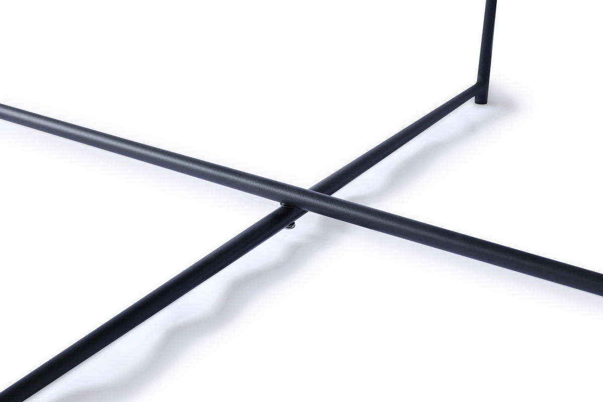 COUCHTISCH 83/83/40 cm rund Anthrazit  - Anthrazit, Design, Metall (83/83/40cm) - Xora