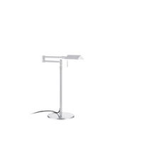 LED-TISCHLEUCHTE Johann 46/64 cm  - Nickelfarben, Design, Metall (46/64cm) - elements by BANKAMP