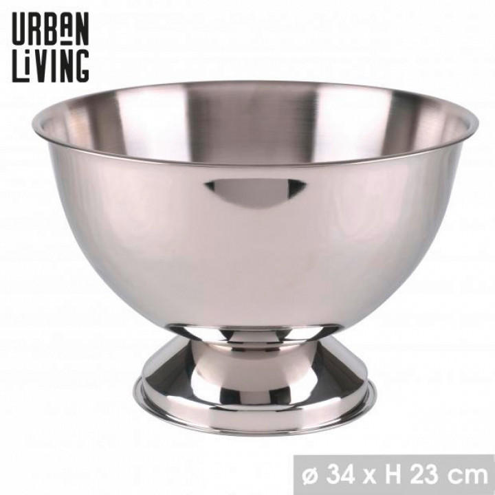 POSUDA ZA HLAĐENJE BOCA - srebrne boje, Basics, metal (34/24cm)