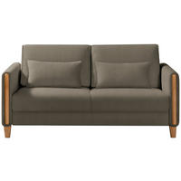 SCHLAFSOFA in Holz, Textil Braun, Buchefarben  - Buchefarben/Braun, Design, Holz/Textil (174/88/104cm) - Niels Andersson