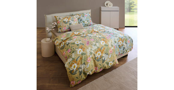 BETTWÄSCHE Satin 140/200 cm  - Gelb, KONVENTIONELL, Textil (140/200cm) - Esposa