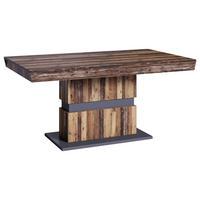 ESSTISCH in Holzwerkstoff 140/90/75 cm  - Alteiche/Anthrazit, KONVENTIONELL, Holzwerkstoff (140/90/75cm) - MID.YOU