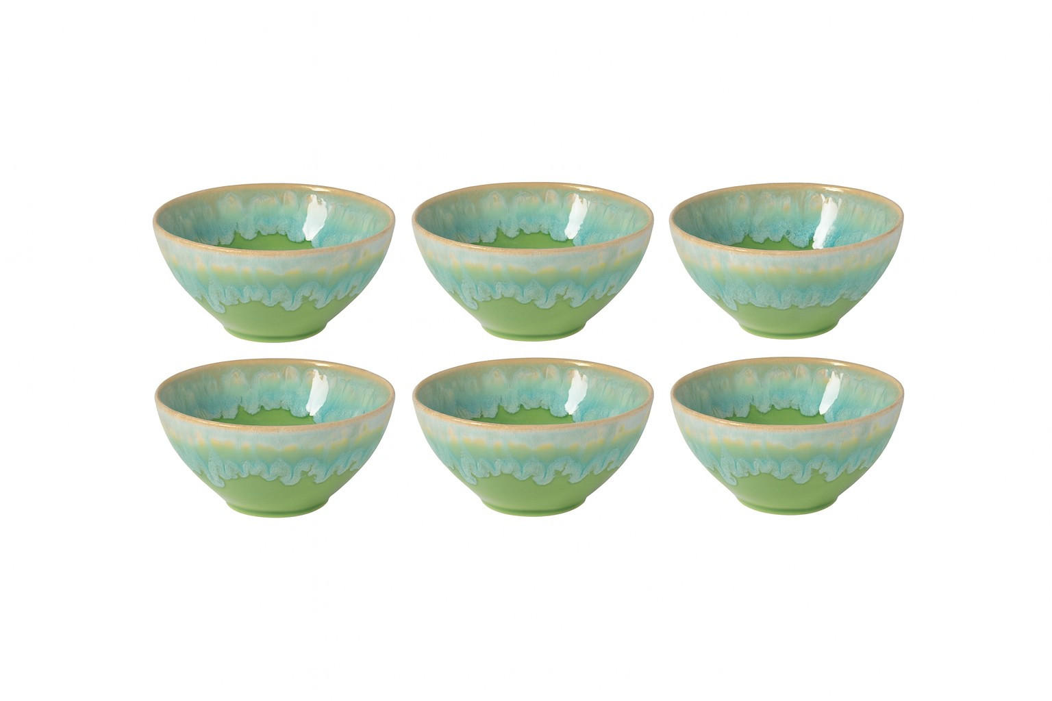 MÜSLISCHALENSET TAORMINA 15 cm  - Hellgrün, Basics, Keramik (15cm) - Costa Nova