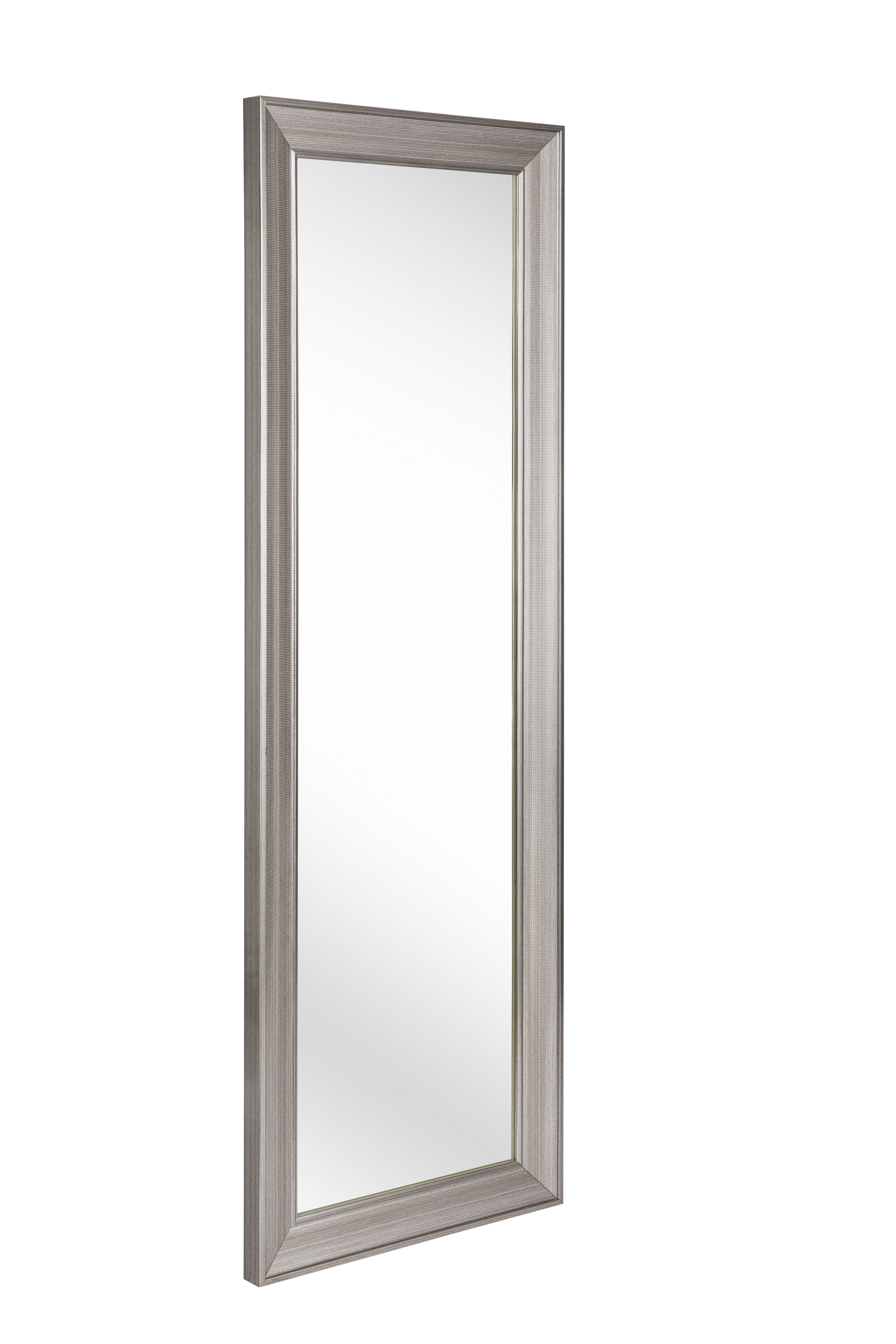 STENSKO OGLEDALO, 50/150/4 cm steklo  - srebrne barve, Trendi, umetna masa/steklo (50/150/4cm) - Xora