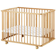 LAUFGITTER Star - Naturfarben, Basics, Holz/Kunststoff (100/75/74cm) - My Baby Lou