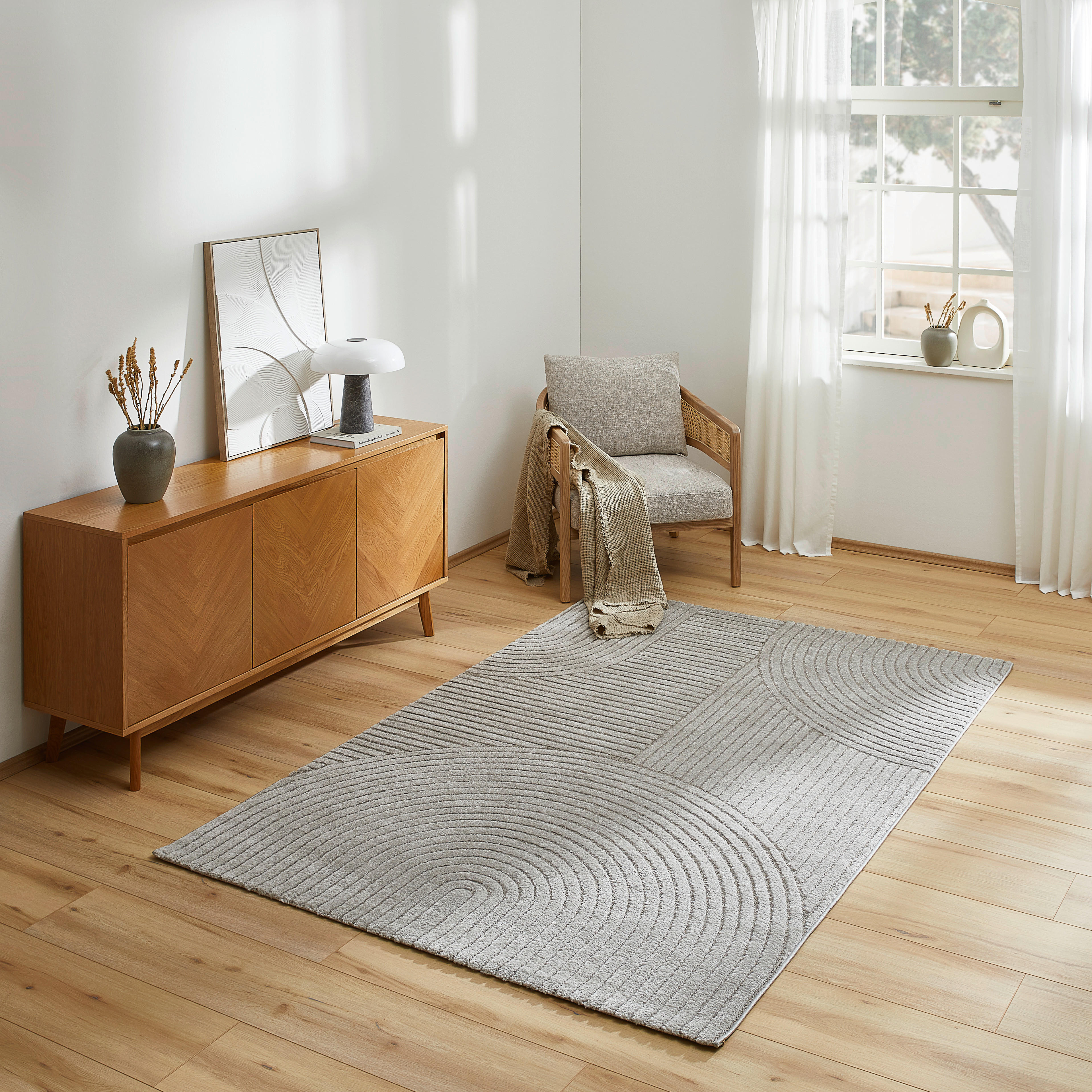 WEBTEPPICH 200/290 cm Granada Grau  - Grau, Design, Textil (200/290cm) - Novel