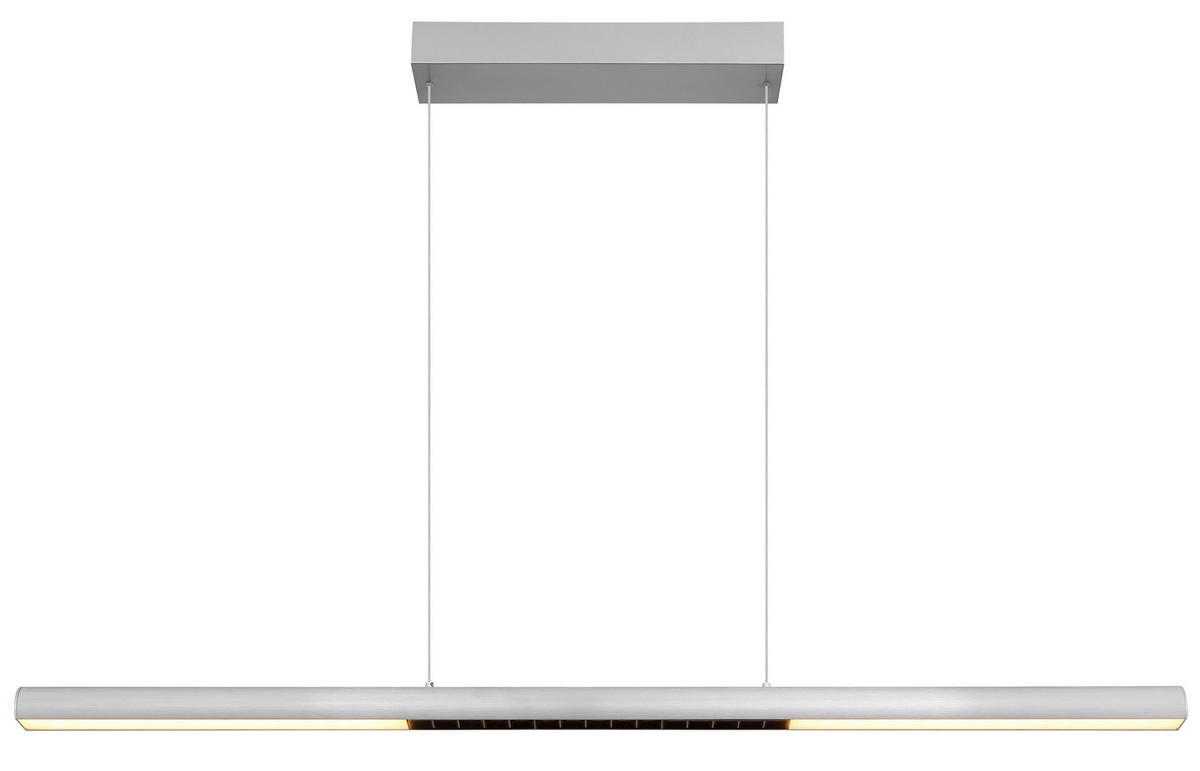 LED-HÄNGELEUCHTE 120/8/150 cm  - Transparent/Weiß, Design, Kunststoff/Metall (120/8/150cm) - Globo