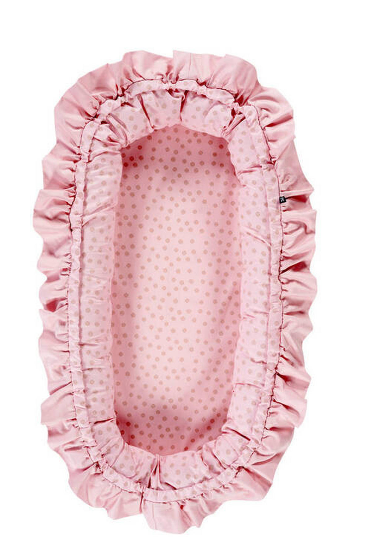 KUSCHELNEST Curly Volant    - Pink, Basics, Kunststoff/Textil (70/34/15cm) - Alvi